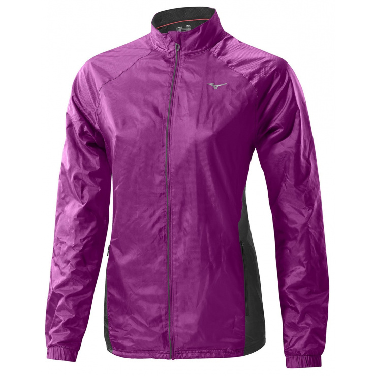 Ветровка MIZUNO Breath Termo Jacket фиолетовый/черный фото 1
