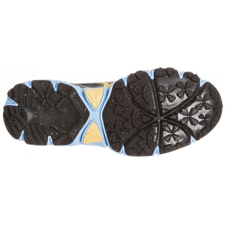 Кроссовки MIZUNO WAVE KAZAN (W), темно-серый/желтый/голубой фото 1
