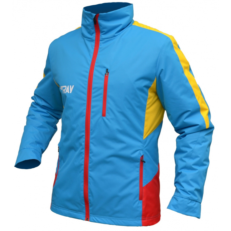 Куртка утеплённая парадная RAY (Men) синий/желтый/красный  фото 1