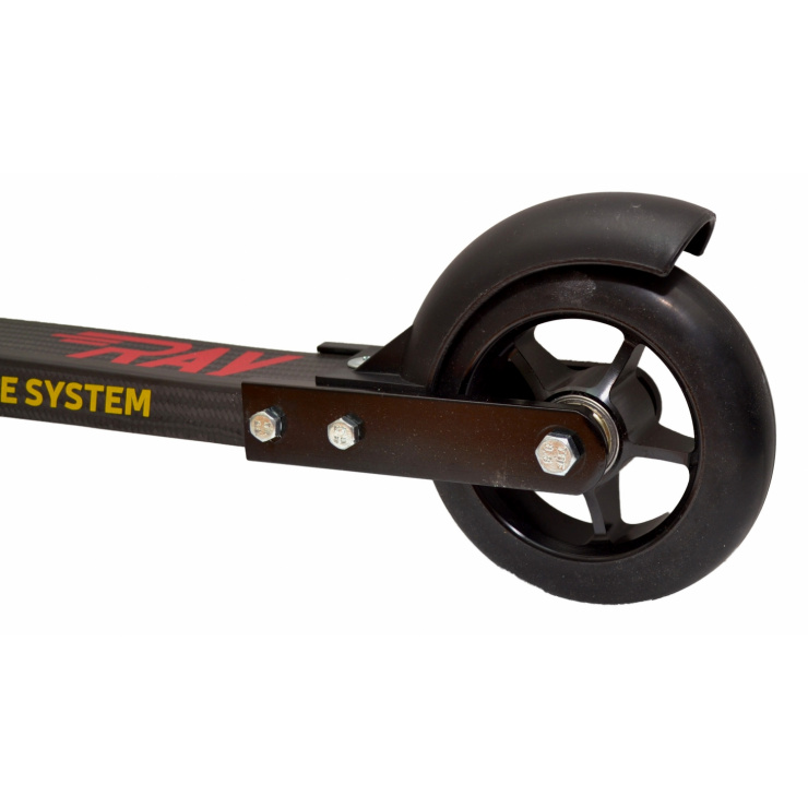 Лыжероллеры коньковые RAY Сarbon Skate колесо каучук (№3) 100х24 мм, средняя скорость рез с коробкой фото 2