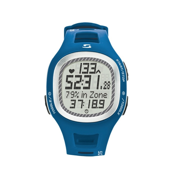 Часы спорт.SIGMA PC-10.11 BLUE 10 функц.(пульсометр, тренер,  таймер, калории), голубой фото 1