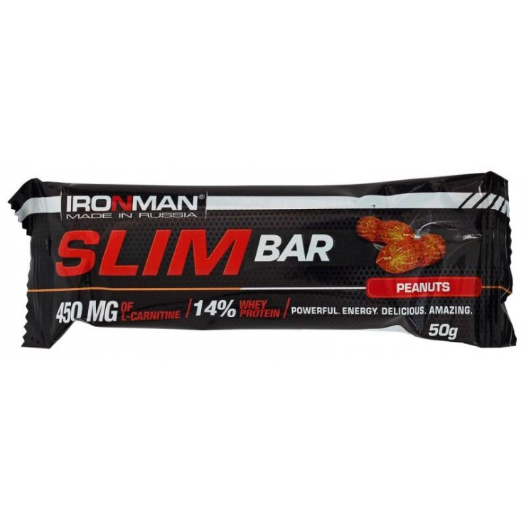 Батончик IRONMAN Slim Bar с L-карнитином 50гр. фото 2