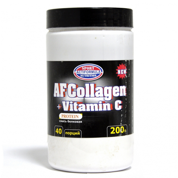 AF Collagen + Vitamin C (200 гр.) банка фото 1