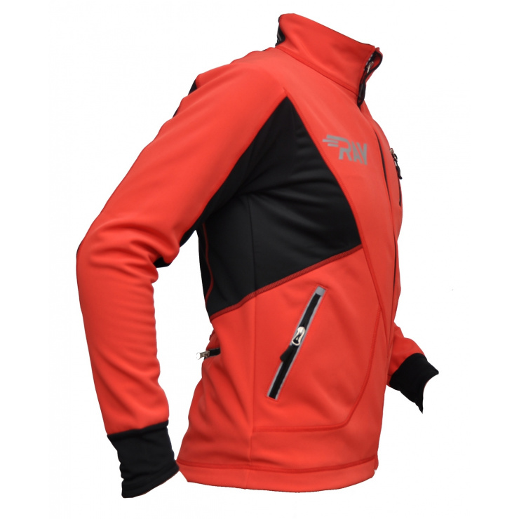 Куртка разминочная RAY WS модель NORDIK (UNI) красный/черный красный шов фото 1