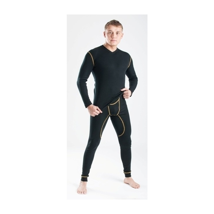 Комплект мужской спортивный, рост 170-176 см, черный фото 1