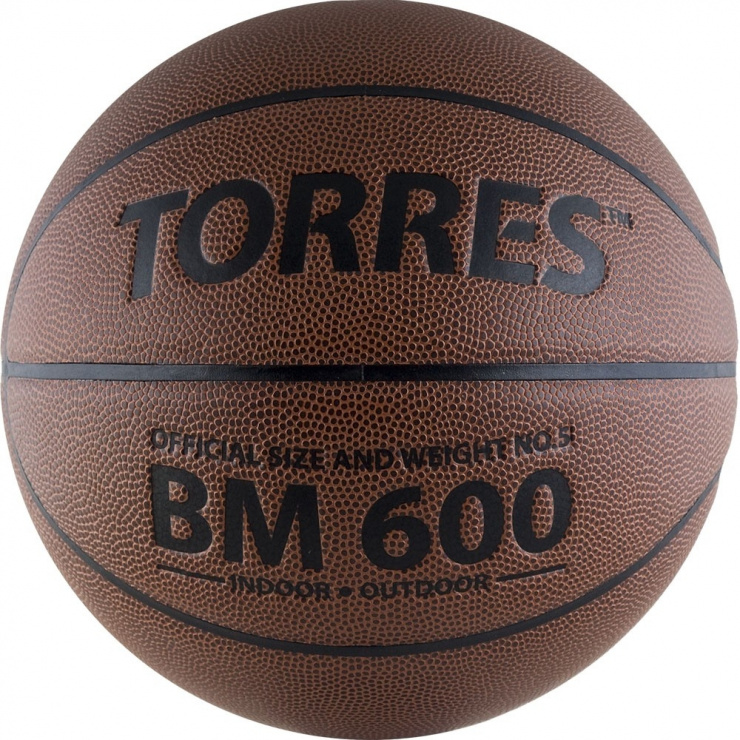 Мяч баскетбольный TORES ПУ8 BM600 размер 5 фото 1