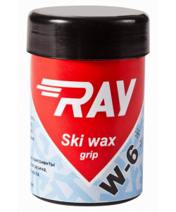 Мазь лыжная RAY W-6 -3-9°C синтетическая светло-голубая (35г)