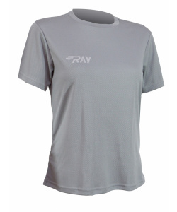 Футболка RAY (Woman) серый, с/о лого