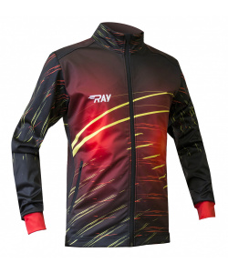 Куртка разминочная RAY модель CASUAL  (UNI) термопринт ЛУЧ