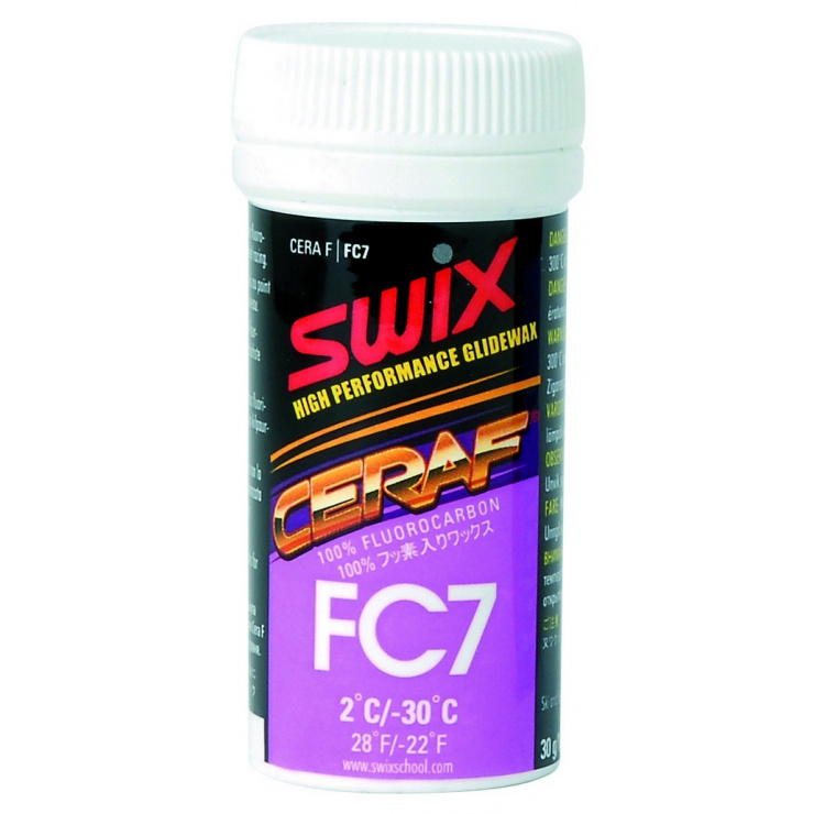 Порошок Swix FC7 Cera F Cold -2C to -30C 30гр. фото 1