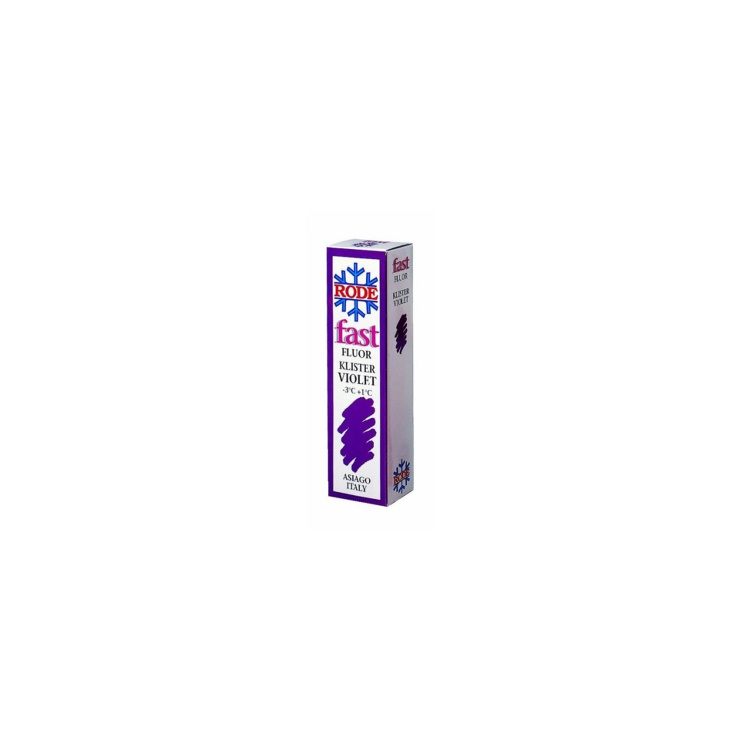 Мазь жидкая-клистер RODE FK30 Fast Klister violet, фиолет., фтор,-3/+1°С, 60гр. фото 1