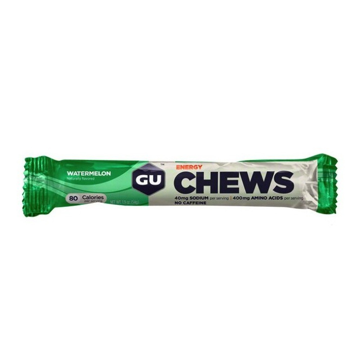 Конфеты жевательные GU ENERGY CHEWS (арбуз) 18 пакетов фото 1