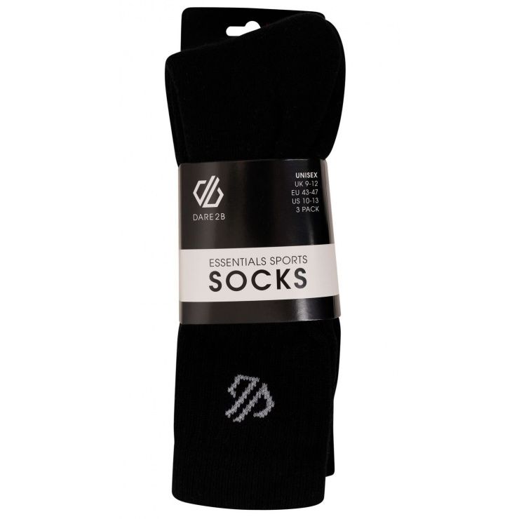 Носки Dare2b  Sport Socks 3pk, Черный фото 3