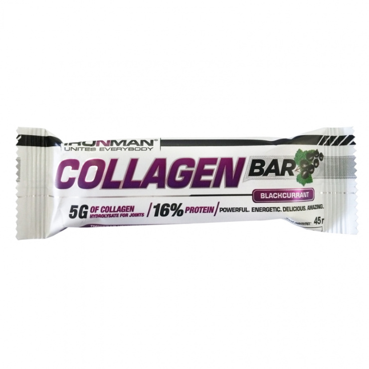 Батончик IRONMAN Collagen Bar 45гр. фото 1