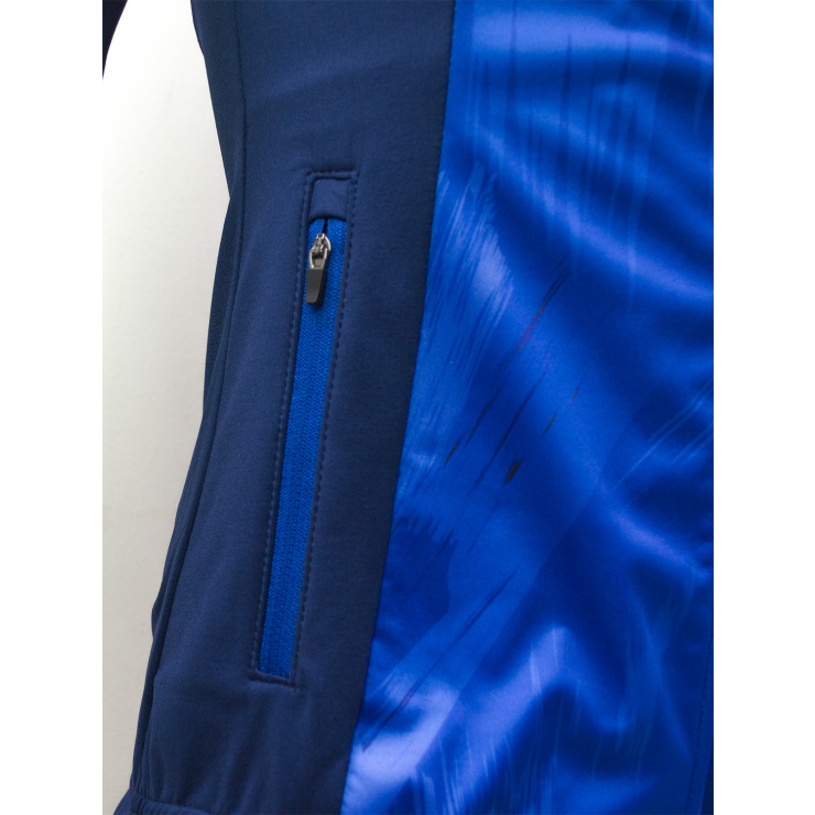 Куртка разминочная RAY WS модель PRO RACE (Woman) принт STROKES василек фото 4