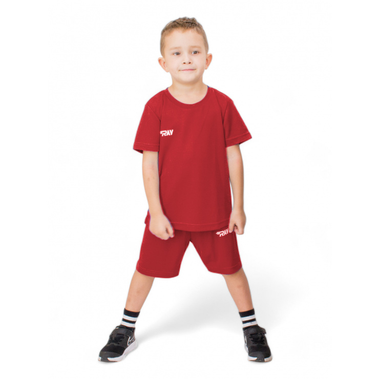 Комплект RAY (Kids) бордовый, лого белый фото 1