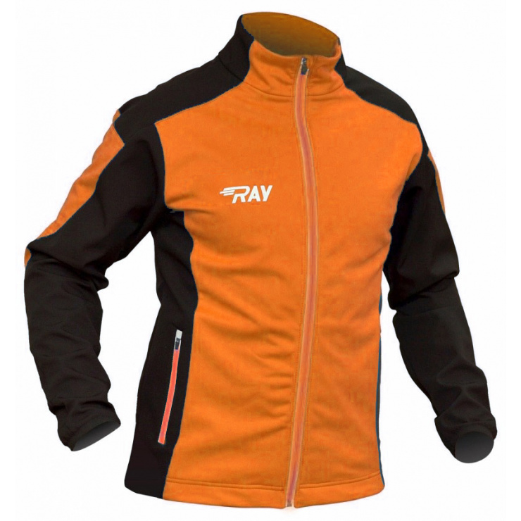 Куртка разминочная RAY WS модель RACE (UNI) оранжевый/черный  фото 1