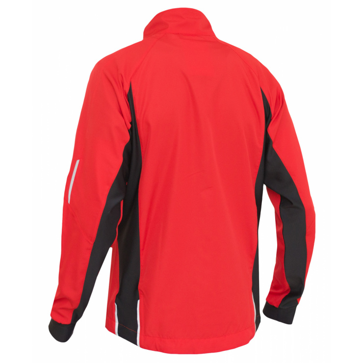 Куртка беговая RAY SPORT (летняя) красный/черный фото 3