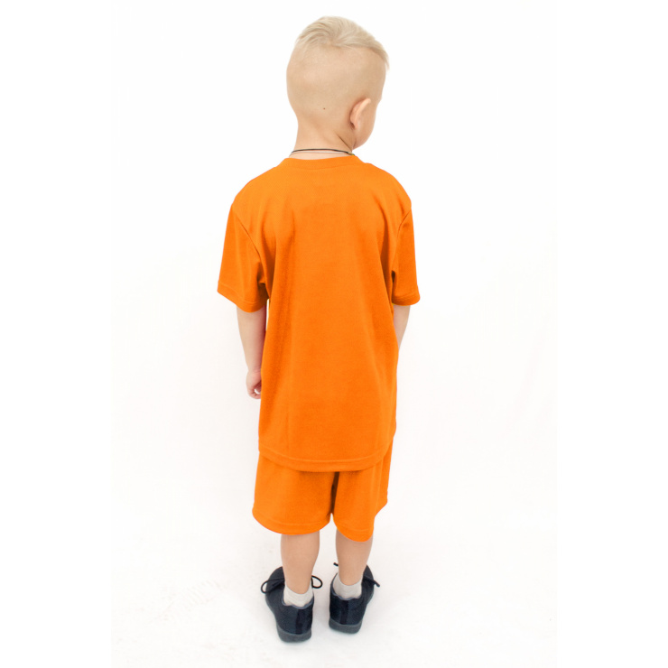 Комплект RAY (Kids) оранжевый, лого белый  фото 3