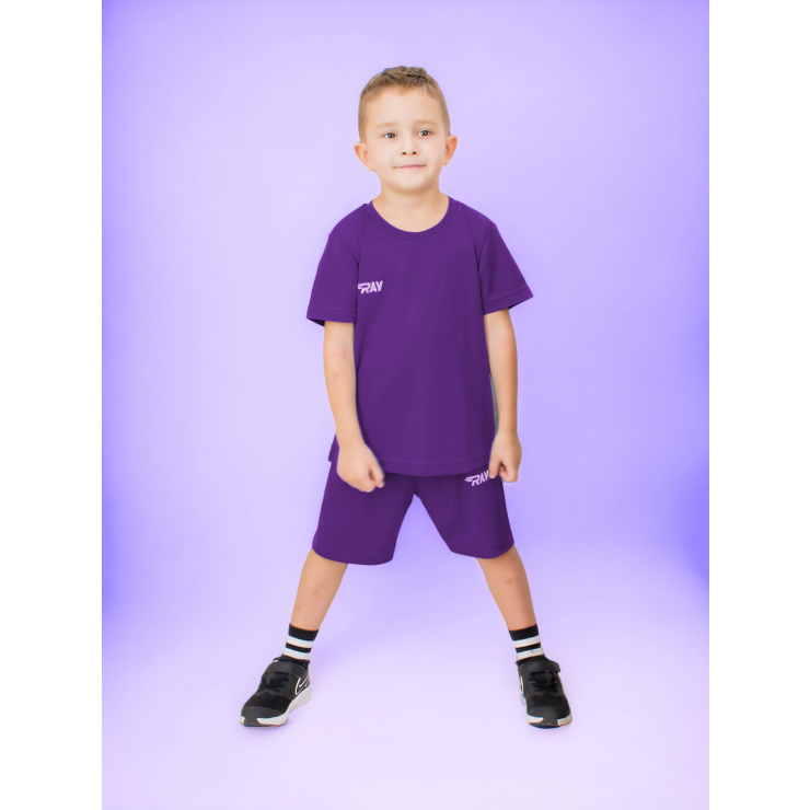 Комплект RAY (Kids) фиолетовый, лого белый фото 1