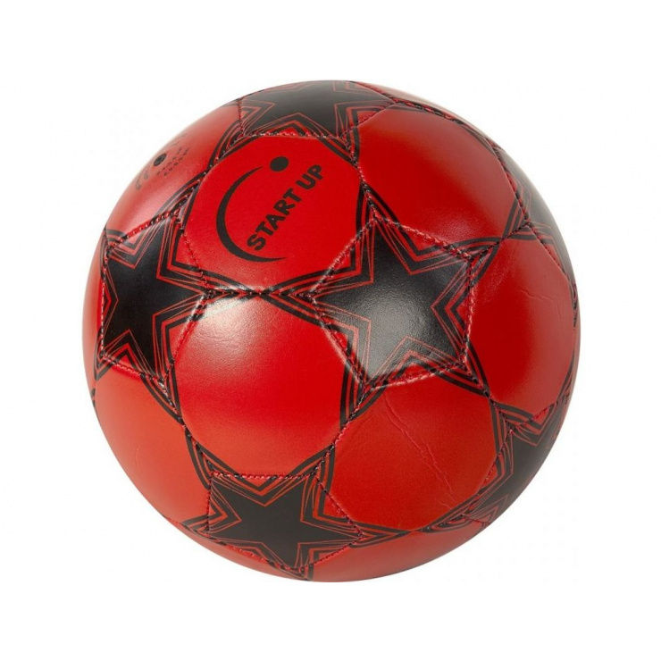 Мяч футбольный START UP красный/черный р.5 фото 1