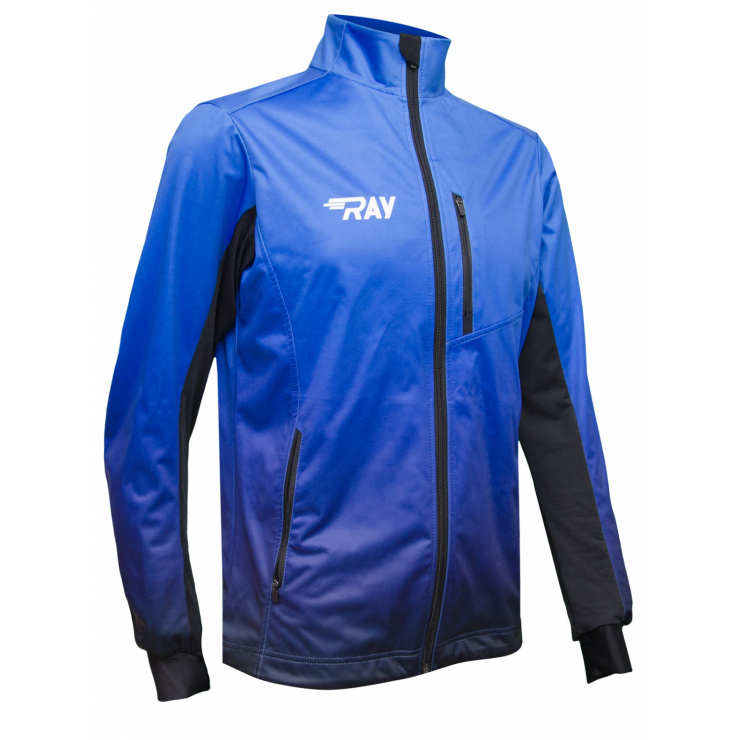 Куртка разминочная RAY WS модель NEO (MEN) синий/черный  фото 1
