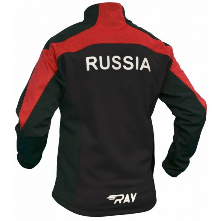 Куртка разминочная RAY WS модель PRO RACE (Kids) красный/черный фото 2