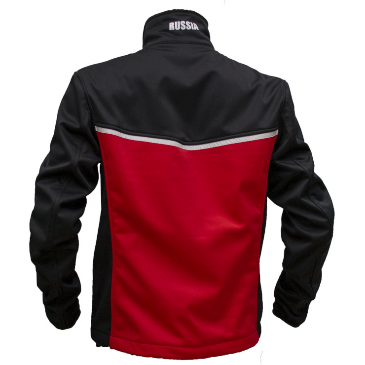 Куртка разминочная RAY модель ACTIVE SPORT (Men) красный/черный фото 2