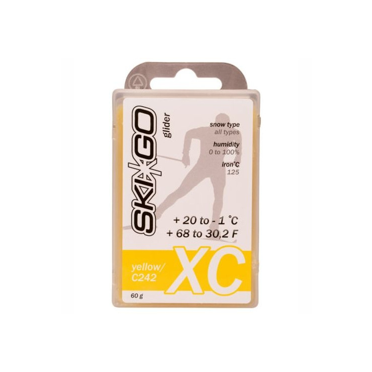 Парафин SkiGo CH XC Glider Yellow +20/-1 60 гр фото 1
