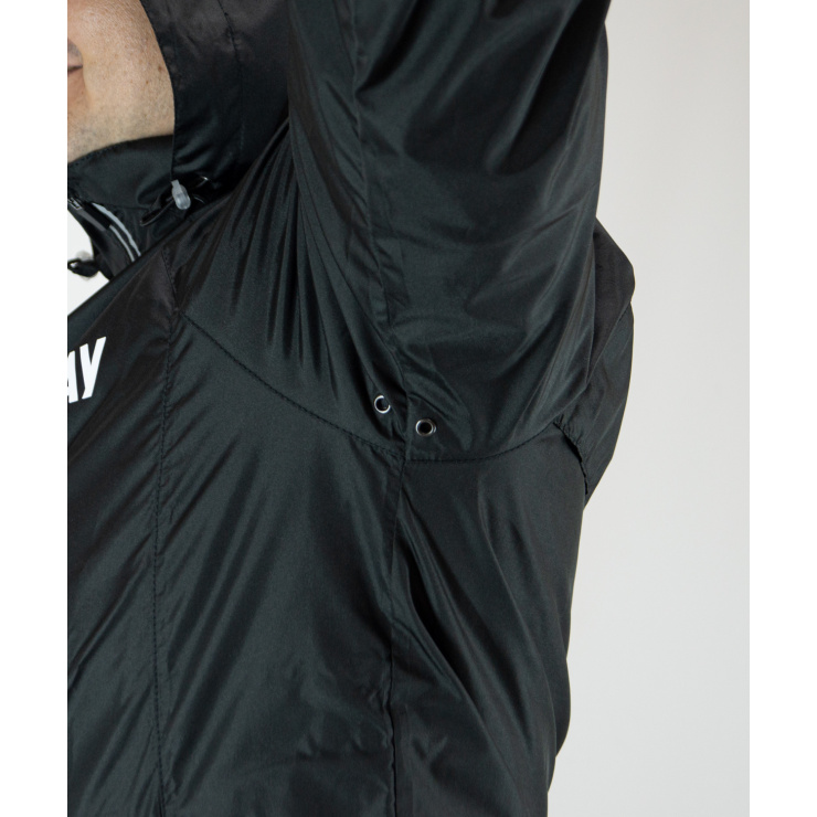 Ветровка RAY (UNI) непромокаемая с сумкой черный фото 10