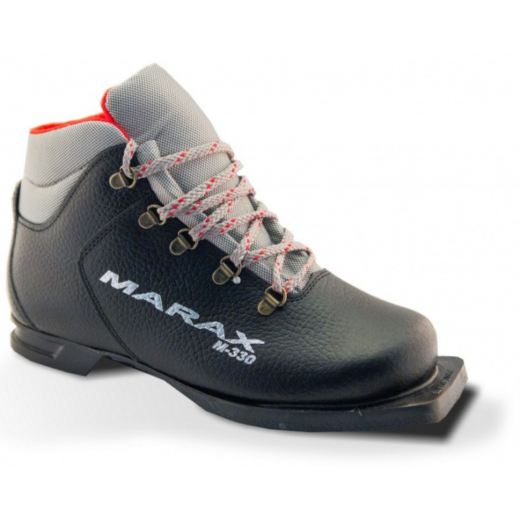 Ботинки лыжные MARAX М330, кожа, NN75 чёрный фото 1
