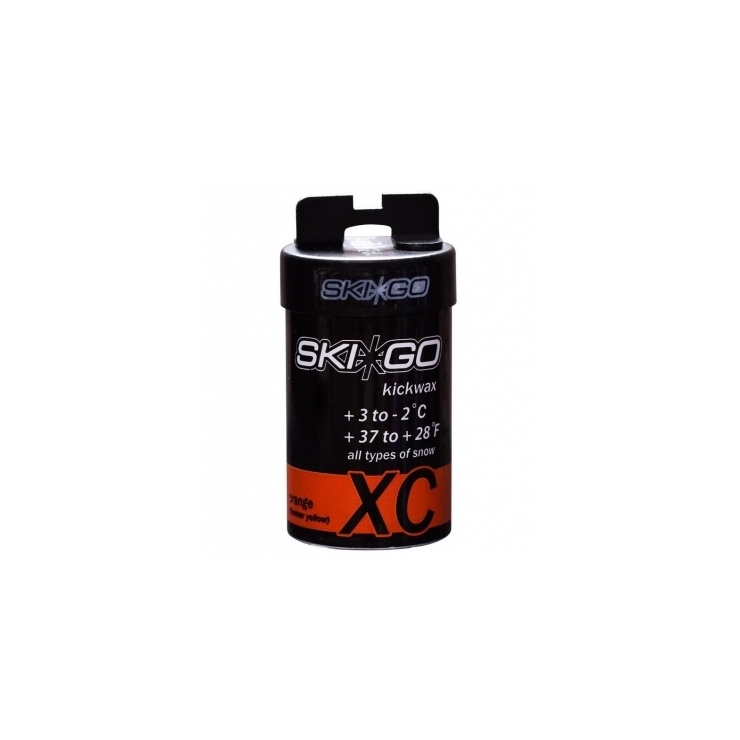 Мазь держания SkiGo XC Kickwax Orange +3/-2 45гр. фото 1