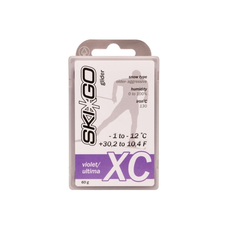 Парафин SkiGo CH XC Glider Violet -1/-12 60 гр. фото 1