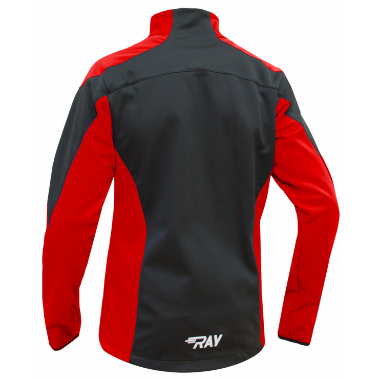 Куртка разминочная RAY WS модель RACE (UNI) черный/красный с/о молния фото 3