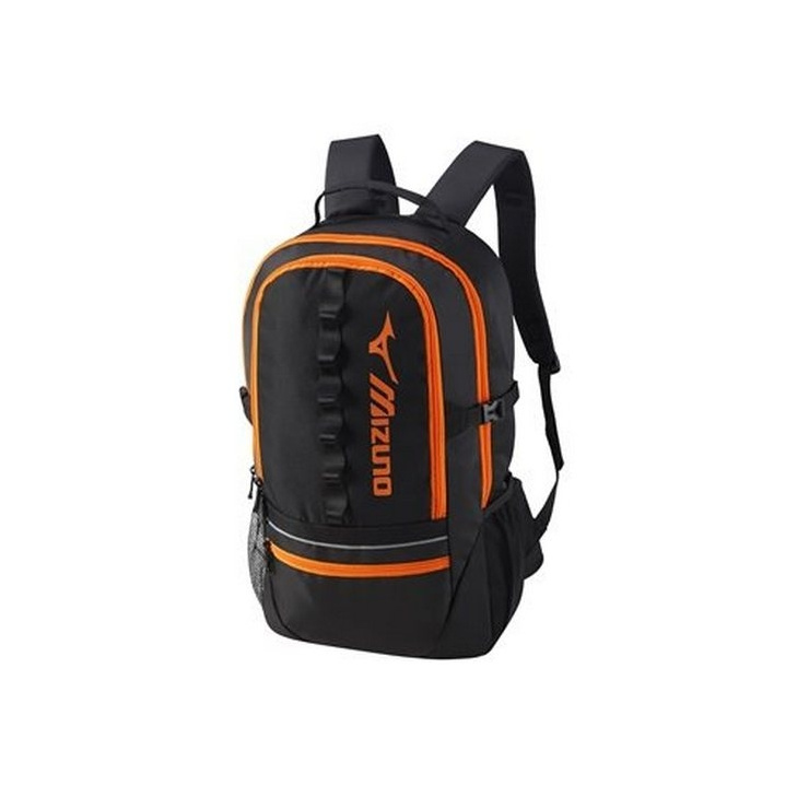 Рюкзак MIZUNO Multi Back Pack, L30 x W15 x H50, черный/оранжевый фото 1