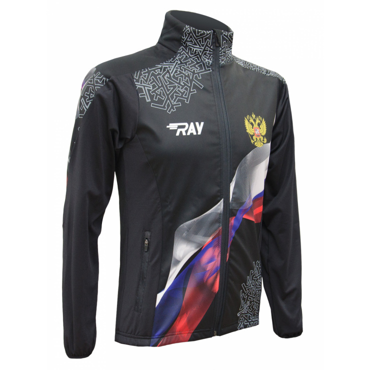 Куртка разминочная RAY WS модель PRO RACE (Men) принт  фото 1