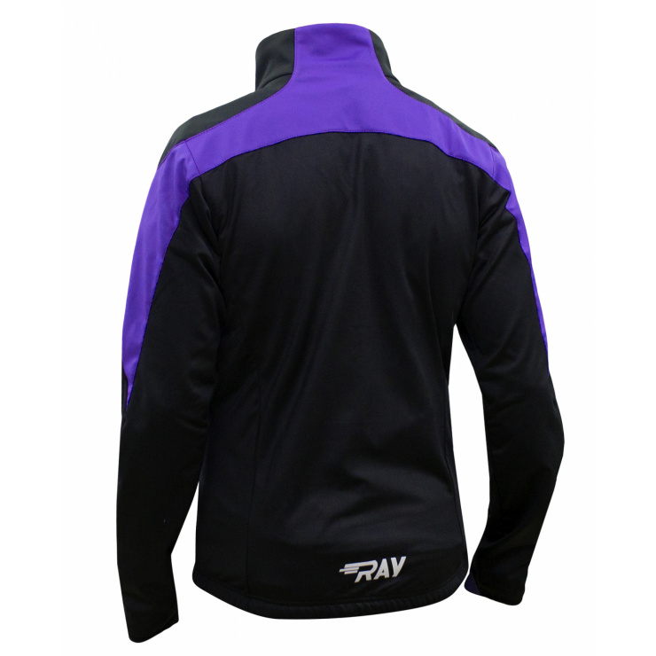 Куртка разминочная RAY WS модель PRO RACE (Men) фиолетовый/чёрный фото 2
